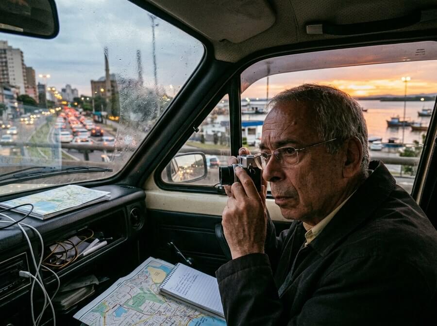 Investigador em operação de campo